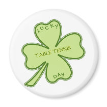 Lucky Day Ping Pong Magnet