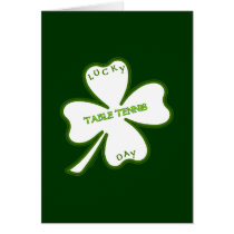 Lucky Day Table Tennis Card
