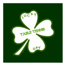 Lucky Day Table Tennis Posters