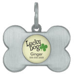 Lucky Dog customizable tag Pet Name Tags