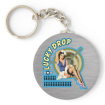Lucky Drop WWII Nose Art Key Chain