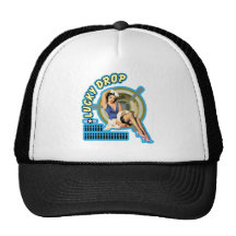 Lucky Drop WWII Nose Art Mesh Hat