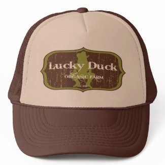 Lucky Duck Farm Trucker hat hat