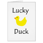 Lucky Duck Greeting Card