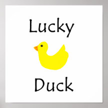Lucky Duck Print