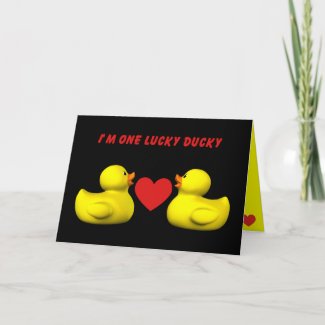 Lucky Ducky Card