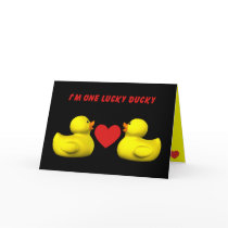 Lucky Ducky Card by mariannegilliand Lucky Ducky Card