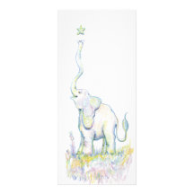Lucky Elephant Customized Rack Card