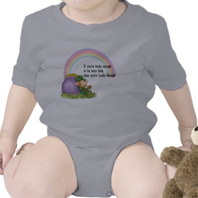 Lucky Enough Leprechaun T Shirt Zazzle_shirt