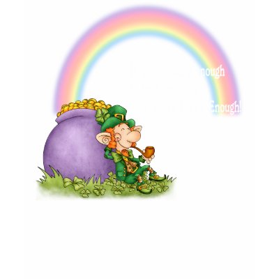 Lucky Enough Leprechaun Shirt Zazzle_shirt