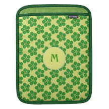 Lucky Five Leaf Clovers Sleeves For iPads