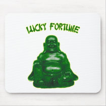 Lucky Fortune Buddha Mouse Pad