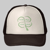 Lucky Four Leaf Clover hats