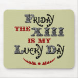 Lucky Friday the 13th Light Mousepad