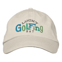 Lucky Golfing Embroidery Hat embroidered hats