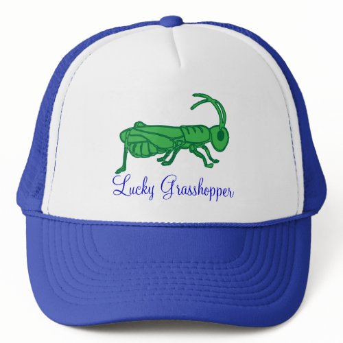 Lucky Grasshopper Trucker Hat hat