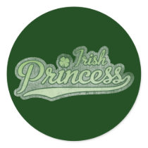 Lucky Green Irish Princess stickers