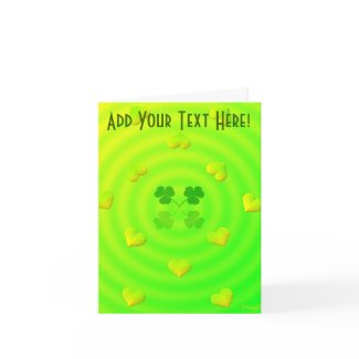 Lucky Hearts Card card