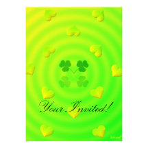 Lucky Hearts Invitation