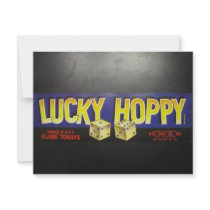 Lucky Hoppy Label Personalized Invitation