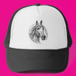 Lucky Horse Mesh Hats