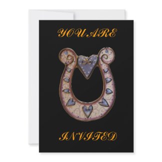 Lucky horse shoe invitation zazzle_invitation