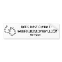 Lucky Horseshoe Bumper Sticker bumper stickers