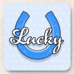 Lucky Horseshoe Coaster (blue)