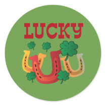 Lucky Horseshoes stickers