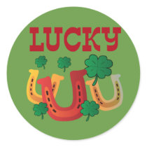 Lucky Horseshoes stickers