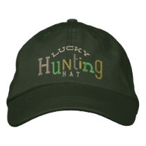 Lucky Hunting Embroidery Hat Embroidered Hats