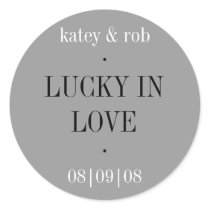 Lucky in Love Classic Style stickers