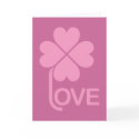 Lucky In Love Greeting Card card