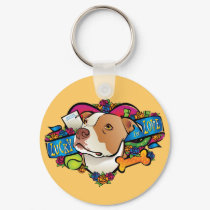 Lucky in Love keychains by HardtGraphicArdts Lucky in Love keychains