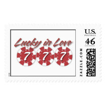 Lucky in love postage stamp by aslentz Lucky in love postage stamp