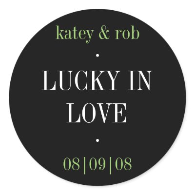 Lucky in Love Sticker