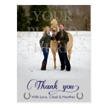Lucky in Love Thank You Cards Post Card
