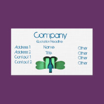 Lucky Irish Card business cards