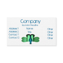 Lucky Irish Card business cards by trendhuntress Lucky Irish Card business cards