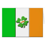 Lucky Irish Flag Greeting Card