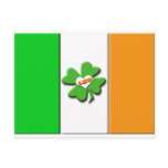 Lucky Irish Flag Postcard