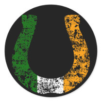 lucky irish horseshoe stickers