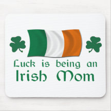 Lucky Irish Mom Mouse Pads