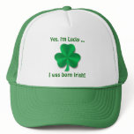 Lucky Irish Shamrock Baseball Cap hats