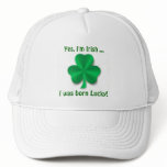 Lucky Irish Shamrock Golf Cap hats
