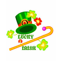 Lucky Irish T-Shirt by elenaind Lucky Irish T-Shirt