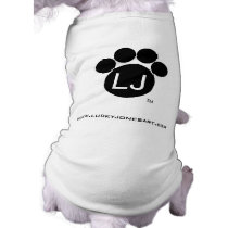 Lucky Jones™ Logo Pet T-Shirt pet clothing by luckyjonesart Lucky Jones™ Logo Pet T-Shirt pet clothing