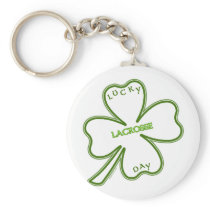 Lucky Lacrosse Day Key Chains