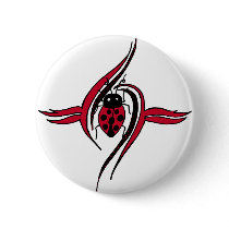 Lucky Lady Bug button