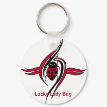 Lucky Lady Bug key chain keychains